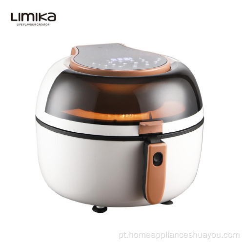 Temperatura ajustável com temporizador de 60 minutos sem óleo Forno 360 Air Fryer com revestimento antiaderente